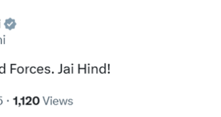 ऑपरेशन सिंदूर पर राहुल गांधी का बयान — “हमें अपने सशस्त्र बलों पर गर्व है, जय हिंद!”