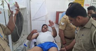 सुलतानपुर: थाना परिसर में गोली चलने से दरोगा घायल, लखनऊ रेफर