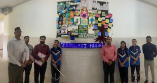 एचपी इंटरनेशनल स्कूल में इन्टर हाउस बुलेटिन बोर्ड प्रतियोगिता का भव्य आयोजन