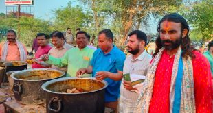 रहपुरा रोड़ पर हनुमान जी की प्राण प्रतिष्ठा के बाद हुआ विशाल भंडारा