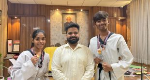 एचपी इंटरनेशनल स्कूल के छात्रों ने ताइक्वांडो चैंपियनशिप में किया कमाल