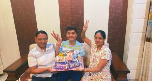 प्रत्यक्ष कुमार गौतम ने सीबीएससी बोर्ड से हाई स्कूल की परीक्षा में 92 प्रतिशत अंक हासिल करके अपने माता पिता और विद्यालय का नाम रोशन किया