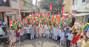 सहसवान में निकली तिरंगा यात्रा, लोगों में दिखा जोश