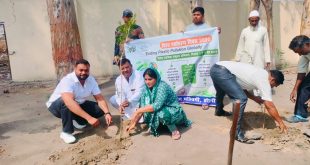 विश्व पर्यावरण दिवस पर चेयरमैन इमराना बेगम ने पौधारोपण कर पर्यावरण बचाने का दिया संदेश